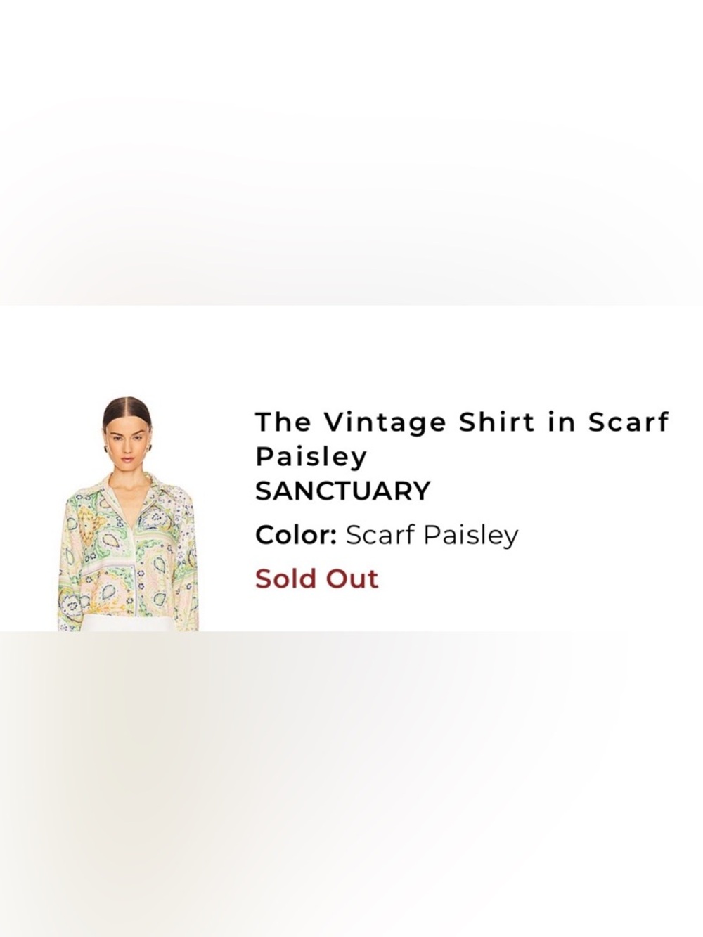 Sanctuary Pastel Floral Multi-Color Rayon Top - Picture 13 of 14